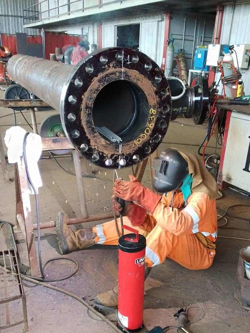 Préfabrication d’une conduite et assemblage métallique